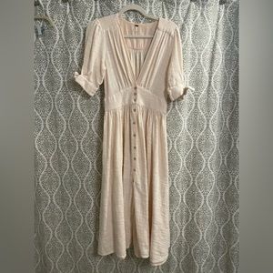 Free People Linen maxi dress